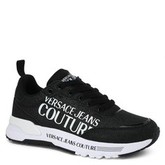 Кроссовки женские Versace Jeans Couture 74VA3SA3 черные 36 EU