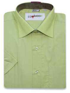 Рубашка мужская Comandor DF 321-K зеленая 43/170-178