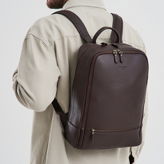 Рюкзак мужской Dr.Koffer B402623-260-09 коричневый, 28х11х38 см