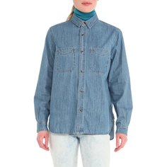 Джинсовая куртка женская Maison David XS-038-1 синяя XS
