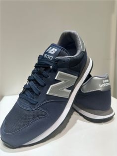 Кроссовки мужские New Balance 500 синие 46.5 EU