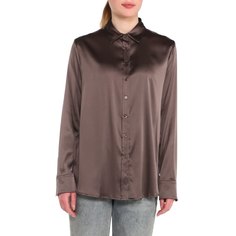 Блуза женская Maison David MLY2319-1 коричневая XS