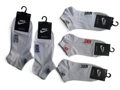 Комплект носков мужских Nike 36 реплика белых 41-47, 5 пар