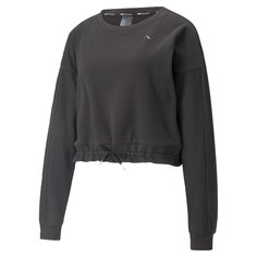 Свитшот женский PUMA Train French Terry Crew Sweatshirt черный XS