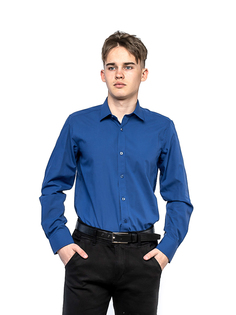 Рубашка мужская Imperator Royal-П синяя 38/164-172