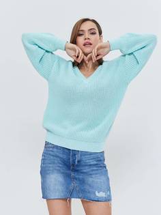 Пуловер женский Diana Delma 10220 бирюзовый L
