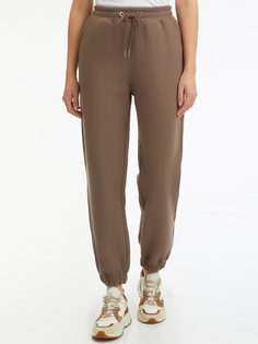 Спортивные брюки женские oodji 16701086-1 коричневые M