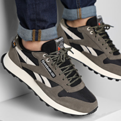 Кроссовки унисекс Reebok Classic Leather зеленые 12 US