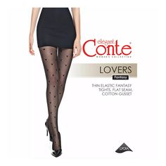 Колготки женские Conte Elegant черные 3