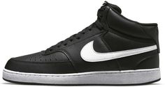 Кеды мужские Nike M Court Vision Mid Next Nature черные 7.5 US