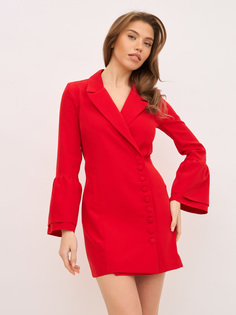 Платье женское BrandStoff BSPIDG23 красное 42 RU
