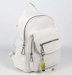 Женский рюкзак из эко кожи 8961 Белый Fuzi House