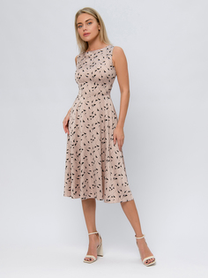 Платье женское 1001dress 0102953BP бежевое 52 RU