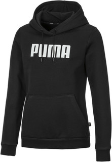 Худи женское Puma Ess Hoody Fl Cotton Black черное XS