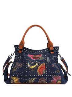 Сумка женская NICOLE LEE 16750nl коричневая, синяя