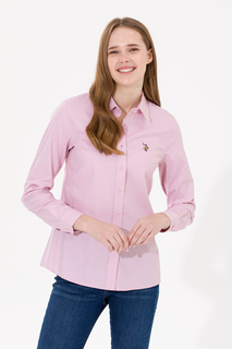 Рубашка женская U.S. POLO Assn. G082SZ0040CRISCOLOR022K розовая 36