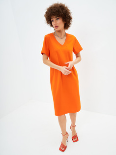 Платье женское Jonquil 211409 оранжевое 3XL