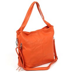 Женская сумка шоппер из эко кожи 2330 Оранж Fuzi House