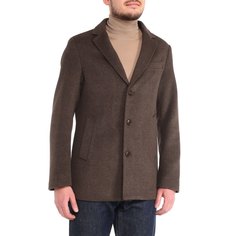 Пальто мужское Maison David ML650 коричневое L
