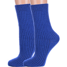 Комплект носков женских Hobby Line 2-6199-03 синих 36-40, 2 пары