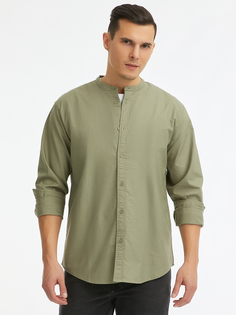 Рубашка мужская oodji 3L330008M зеленая XL