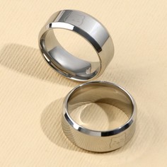 Парные кольца из металла р.16 Murr No Brand