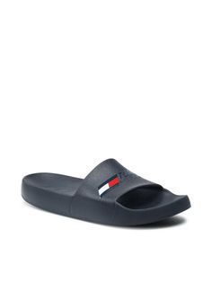 Сланцы женские Tommy Hilfiger Ts Pool Slide 3 FC0FC00015 синие 37 EU