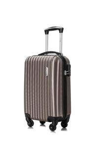 Чемодан унисекс LCase кофе, 53х33.5х20.5 см