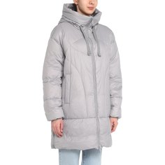 Пуховик женский Maison David MLY005-1 серый L