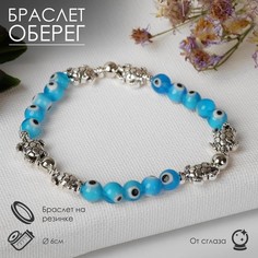 Браслет из резины/металла р. 6 Queen Fair 5352617, пластик