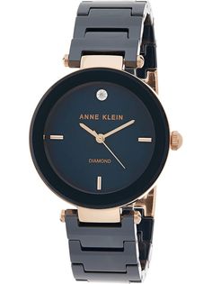 Наручные часы женские Anne Klein AK/1018RGNV золотистые/синие