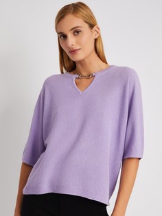 Джемпер женский Zolla 241162430434100 фиолетовый 3XL