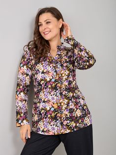 Блуза женская Алтекс BL-22 коричневая 50 RU