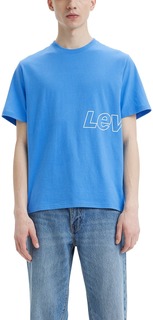 Футболка мужская Levis Men Relaxed Fit Graphic Tee голубая M Levis®