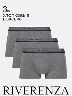 Комплект трусов мужских RIVERENZA 02BR/3 серых 2XL 3 шт.