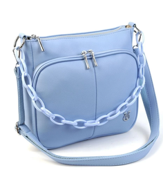 Женская сумка через плечо из эко кожи 7209 Блу (130688) Fuzi House