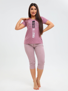 Пижама женская Soft home П004 бордовая 54 RU