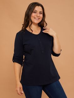 Лонгслив женский Алтекс LNK-005 синий 48 RU