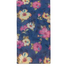 Шарф женский Roby Foulards 38728 синий, сиреневый, розовый, 40х160 см