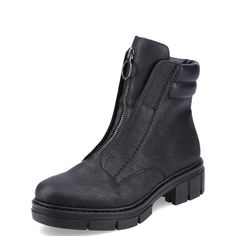 Ботинки женские Rieker Y4570/01 черные 37 RU