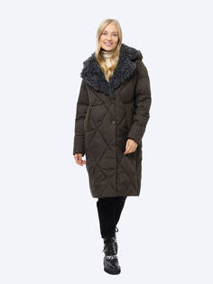 Пальто женское Vitacci RP9067-04 коричневое 48 RU