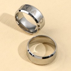 Парные кольца из металла р.16 Mood No Brand