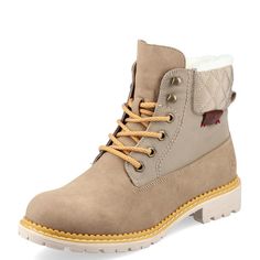Ботинки женские Rieker 95122/20 бежевые 37 RU