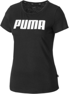 Футболка женская Puma Ess Tee Cotton Black черная XS