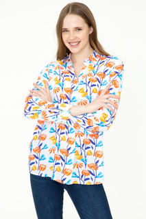 Рубашка женская U.S. POLO Assn. G082GL0040CUCURBITA_VR051_32 разноцветная 32