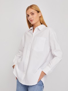 Рубашка женская Zolla 241111594230100 белая XL