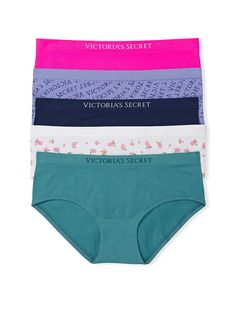 Комплект трусов женских Victorias Secret 11220942 разноцветных S, 5 пар