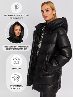 Пальто женское Zolla 0233452501649900 черное L