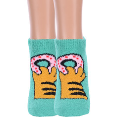 Комплект носков женских Hobby Line 2-Нжмпу2015-01 зеленых 36-39 2 пары