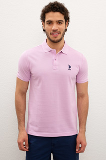 Футболка мужская U.S. POLO Assn. G081SZ0110TP04IY9_VR034_XS фиолетовая XS